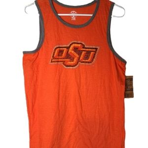 OSU men's athletic tank by Rivalry Threads orange
